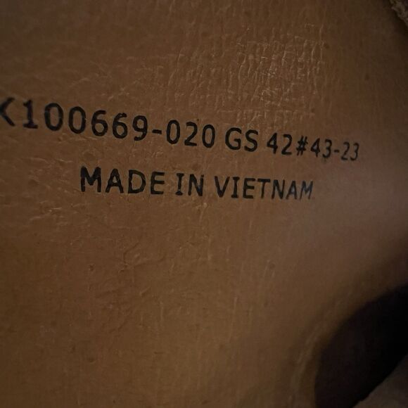 Camper Wagon Tan Brown Nubuck Leather Men EU 42 US 9 Lace Up Brogue Oxfords - Picture 12 of 16